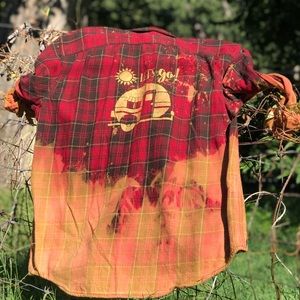 Distressed flannel